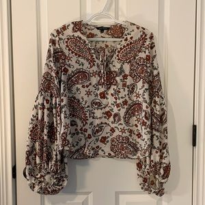 Cute Banana Republic Balloon Sleeve Blouse